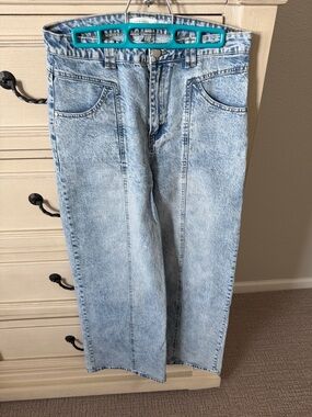 Altar'd State Light Acid Wash Blue wide leg women’s Jeans